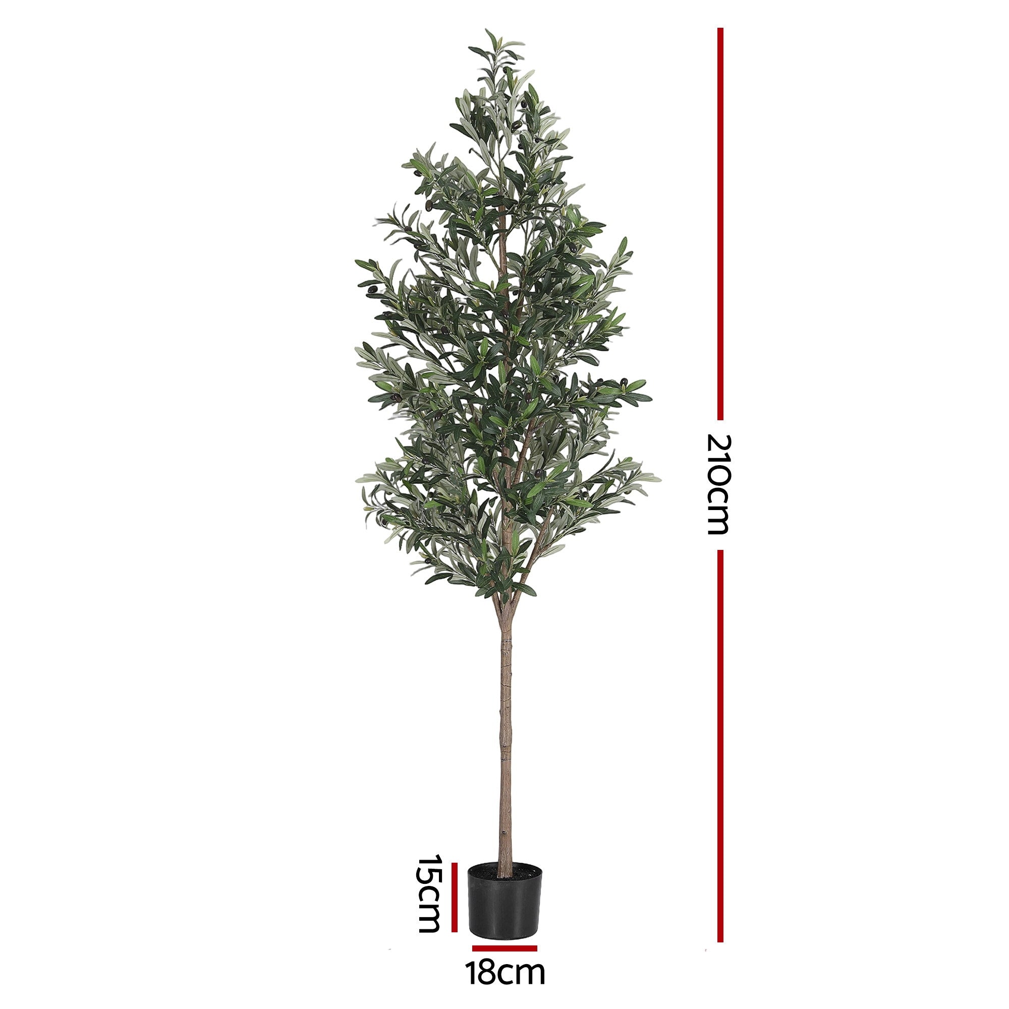 Artiss 210cm Artificial Olive Tree Indoor Plant | Simpledeals