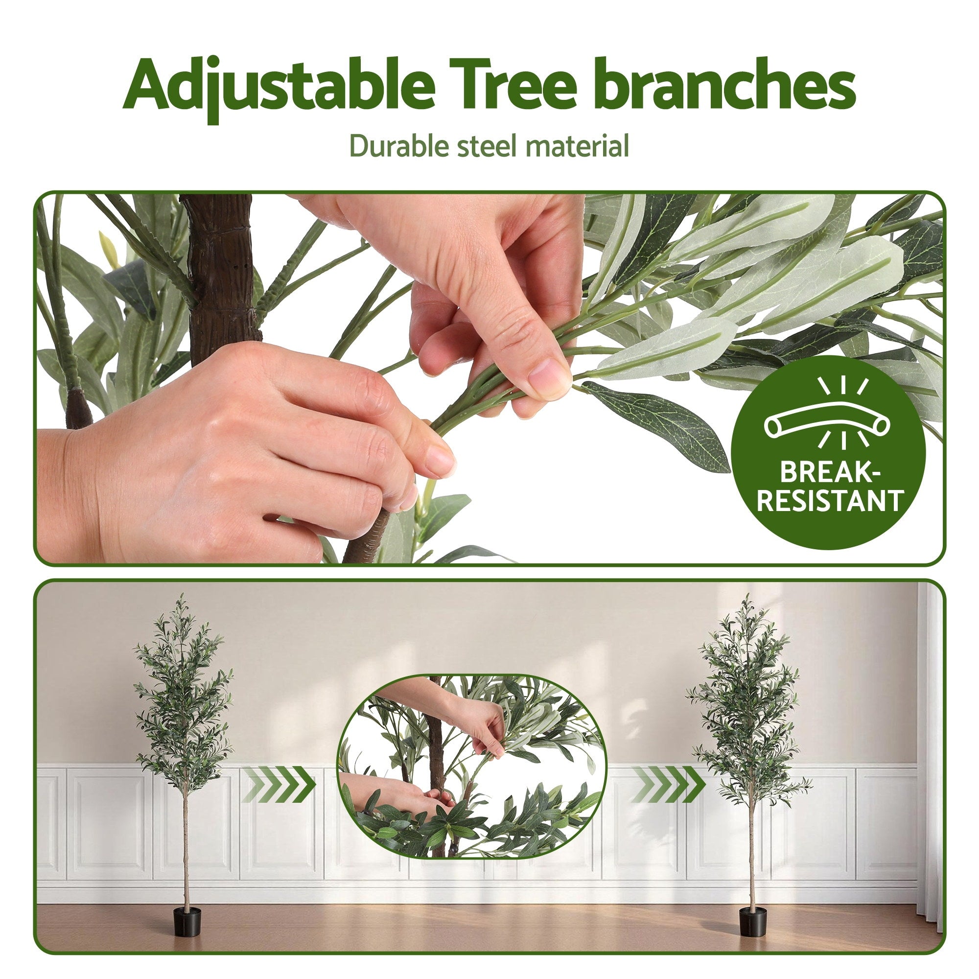 Artiss 210cm Artificial Olive Tree Indoor Plant | Simpledeals