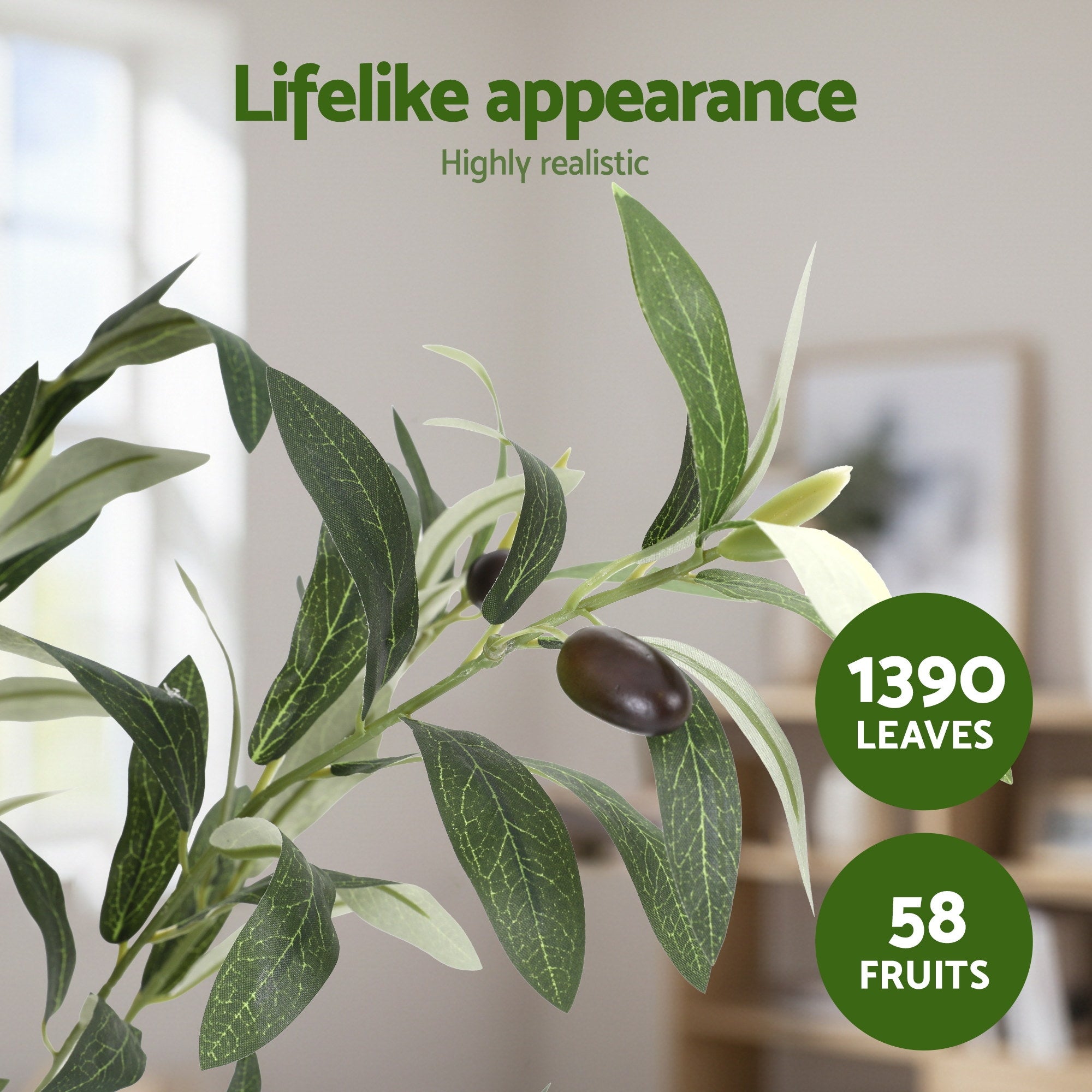 Artiss 210cm Artificial Olive Tree Indoor Plant | Simpledeals