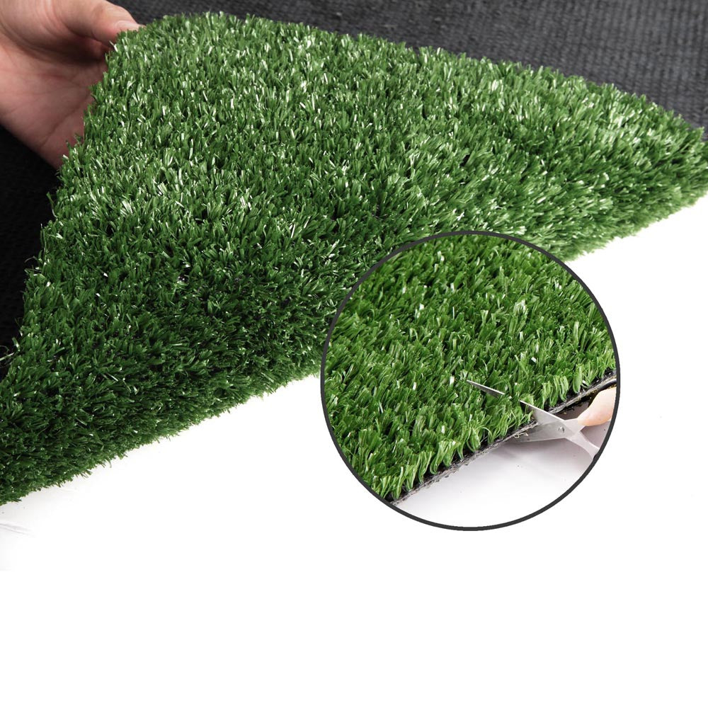 Artificial Grass 1mx10m 17mm Synthetic Fake Lawn Turf Plant Plastic Olive