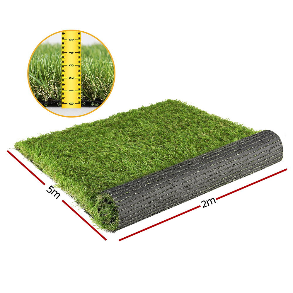 Artificial Grass Synthetic Fake Lawn Turf Plastic Plant 4-coloured
