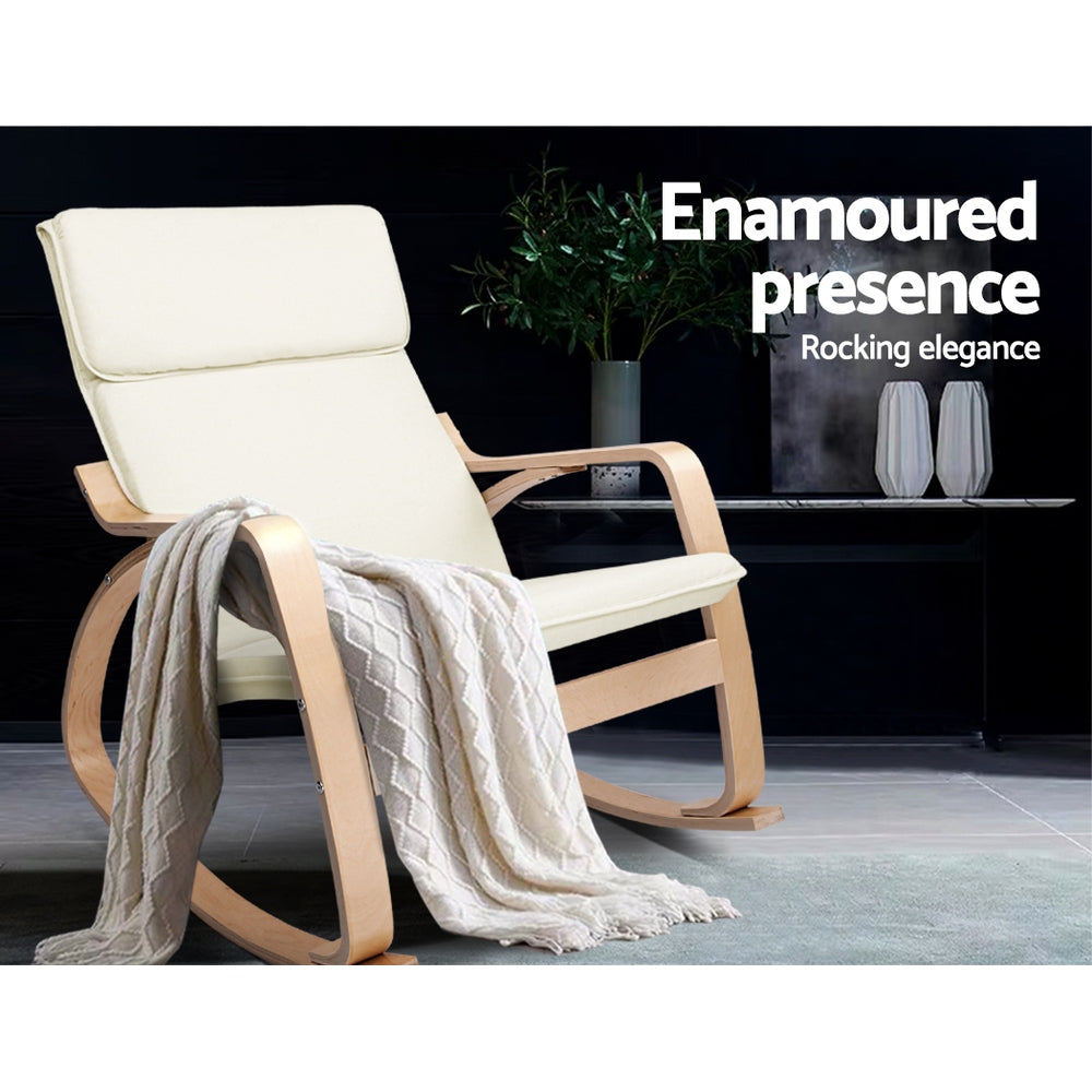 Rocking Armchair Bentwood Frame Aero Relax Chair