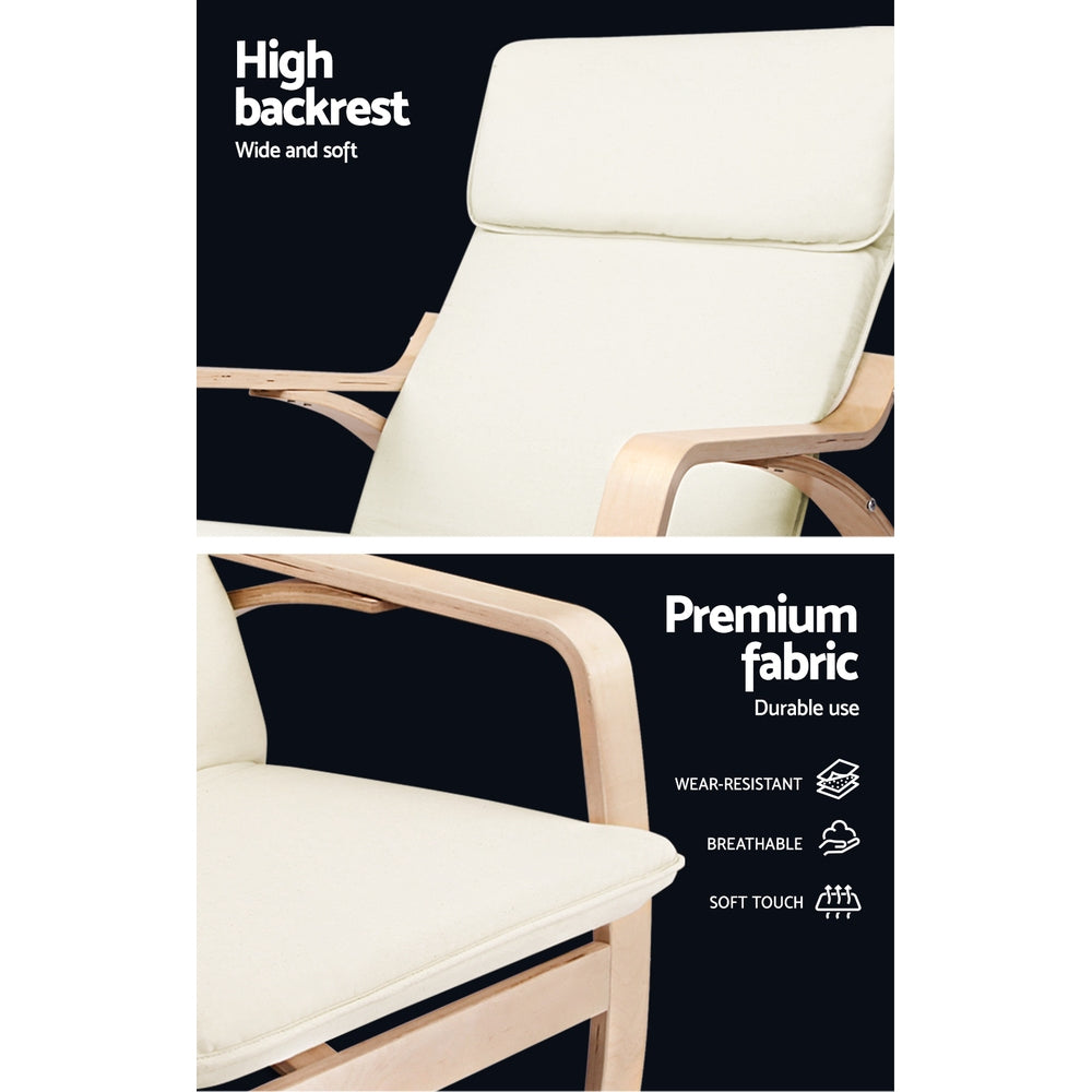 Rocking Armchair Bentwood Frame Aero Relax Chair