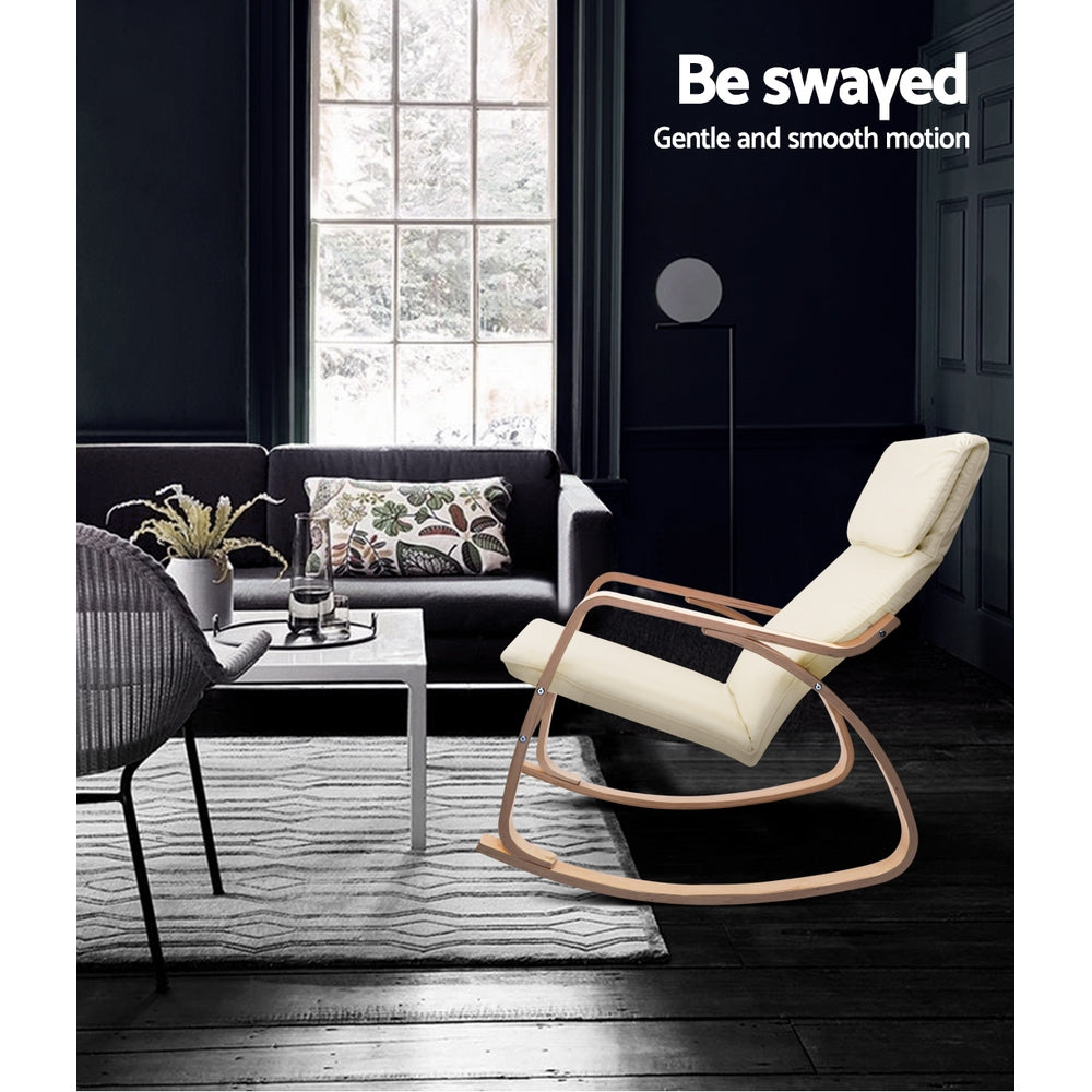 Rocking Armchair Bentwood Frame Aero Relax Chair