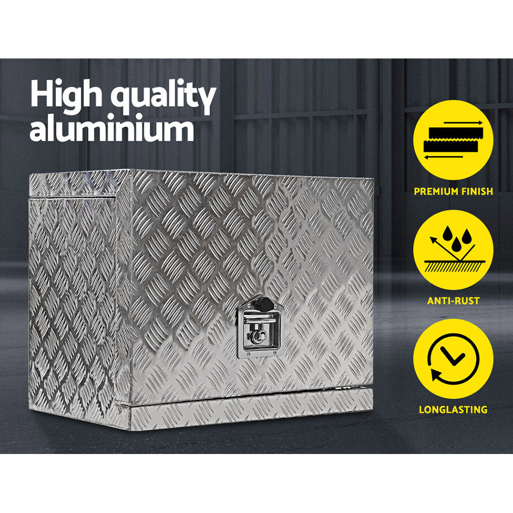 62x40x50cm Aluminium Tool box Ute Generator Toolbox Truck Trailer Canopy on Afterpay | ZipPay | LayBuy | Klarna