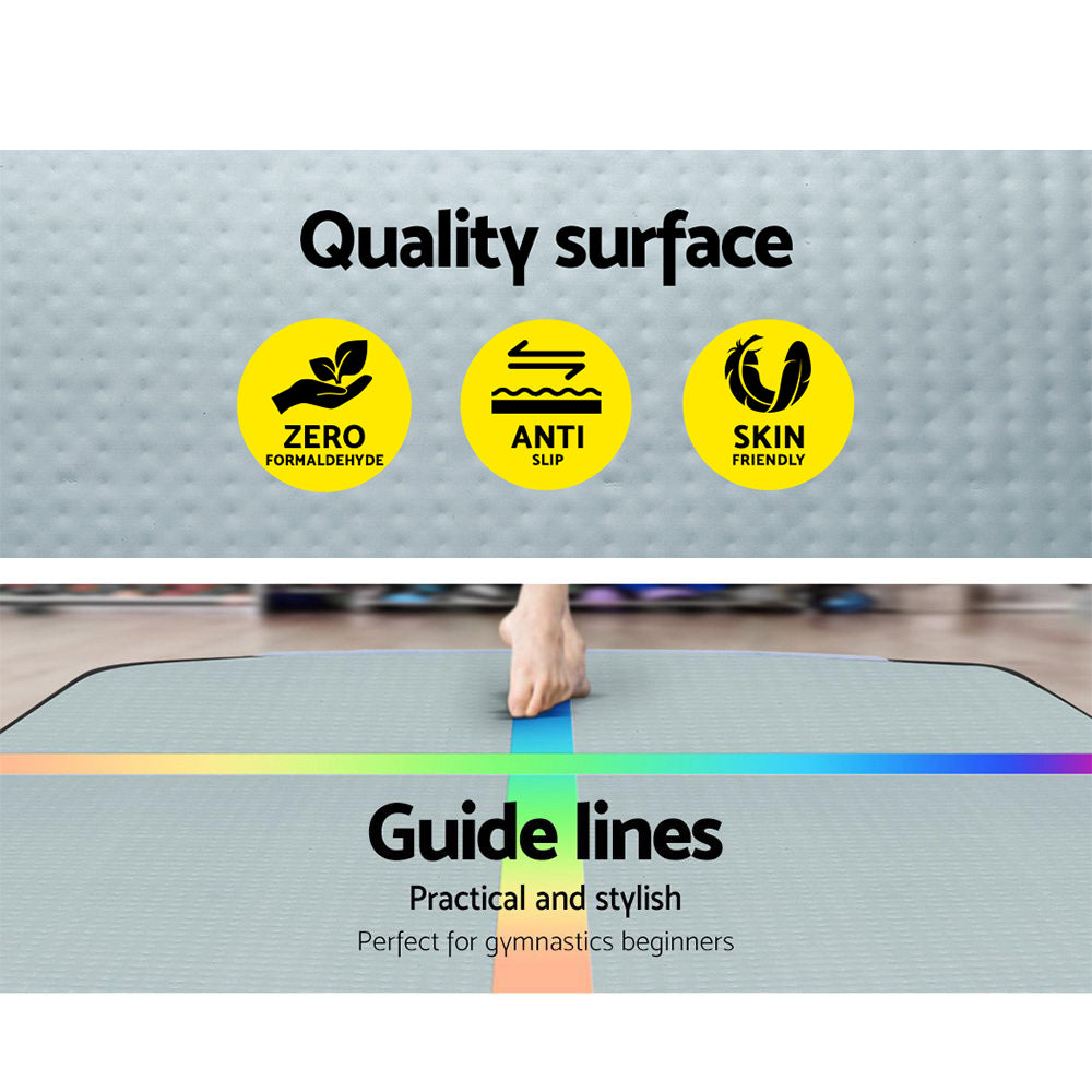 5X1M Air Track Inflatable Tumbling Mat Gymnastics Yoga Mat