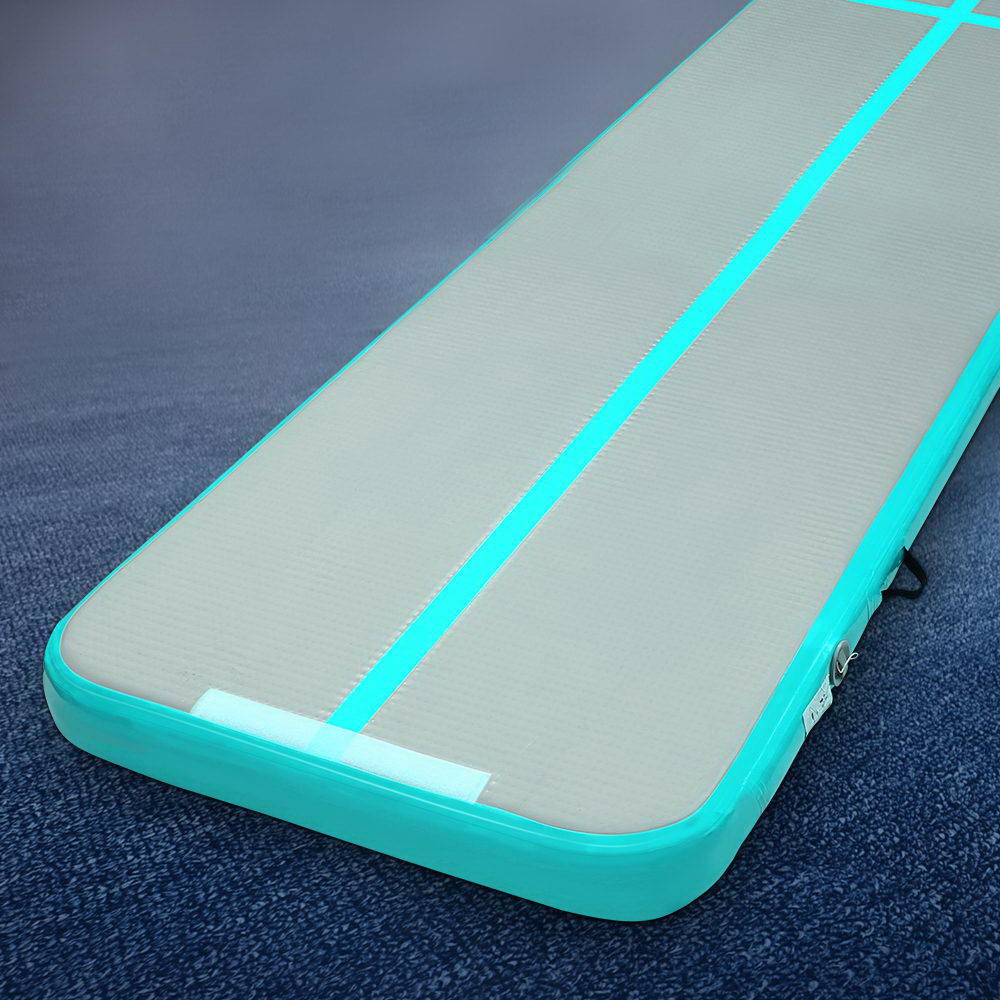 Gofun 5X1M Inflatable Air Track Mat Tumbling Floor Home Gymnastics Green