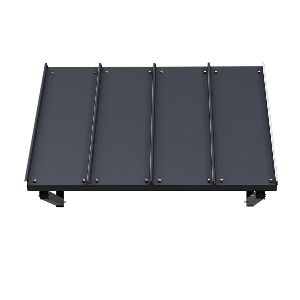 Awnings - Window Door Awning Canopy 1mx1.2m Black Metal Frame