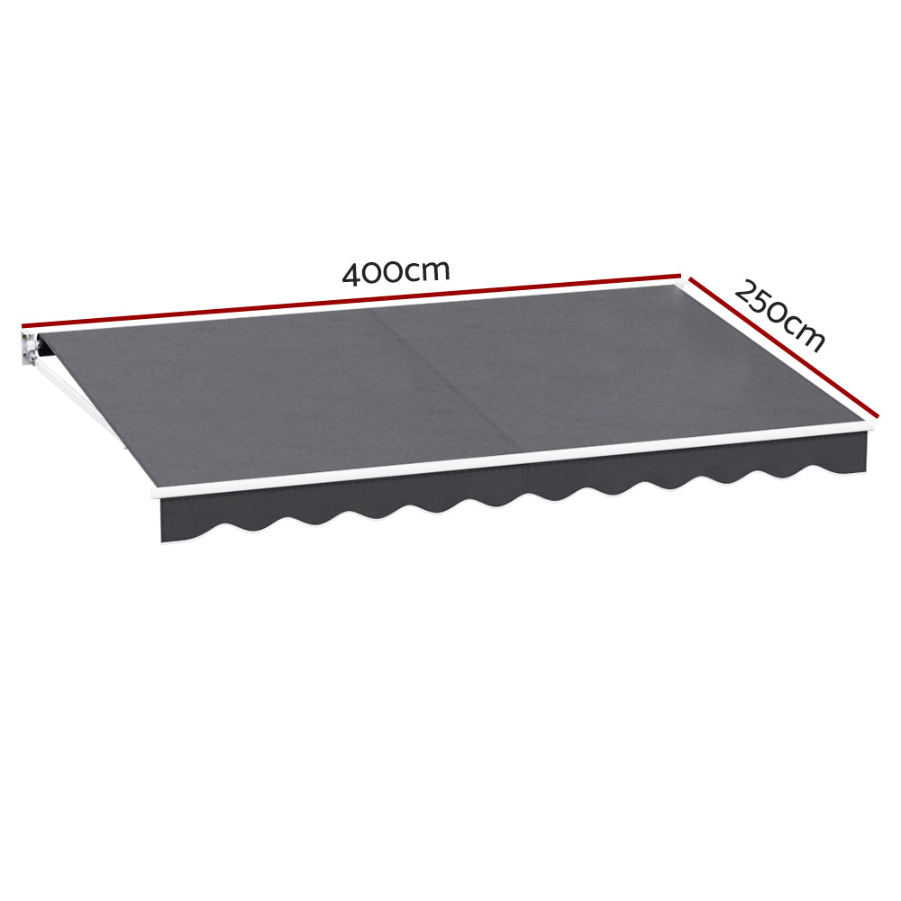 Retractable Folding Arm Awning Manual Sunshade