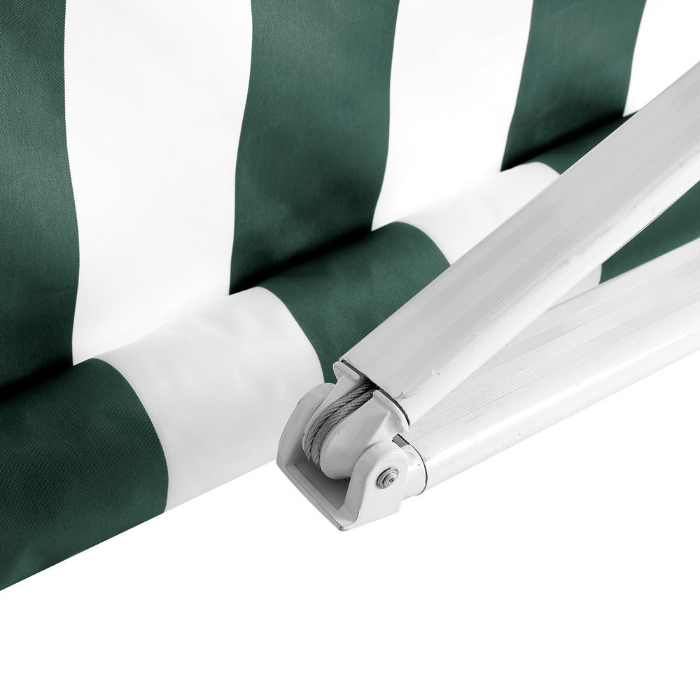 Retractable Folding Arm Awning Motorised Remoter Sunshade 2.5Mx2M