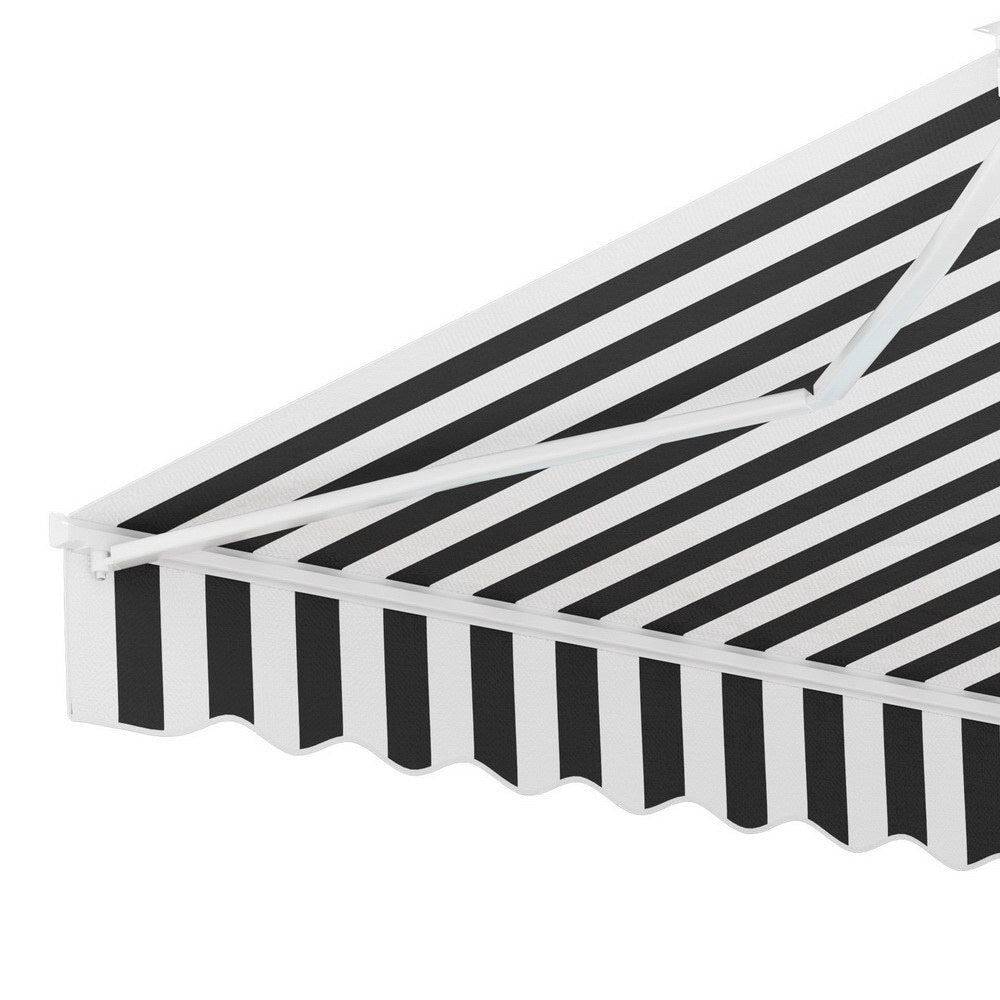 Retractable Folding Arm Awning Motorised Remoter Sunshade 2.5Mx2M