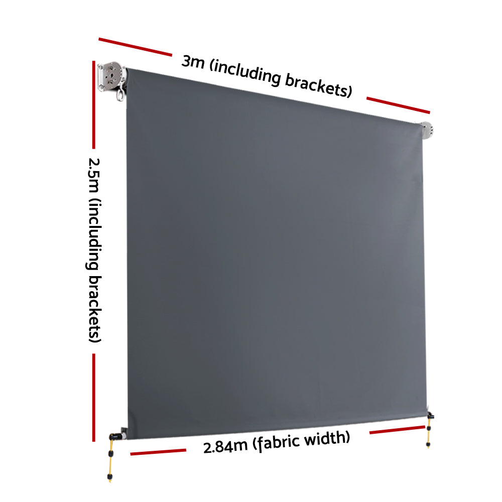 Outdoor Blind Window Roll Down Awning Canopy Privacy Screen