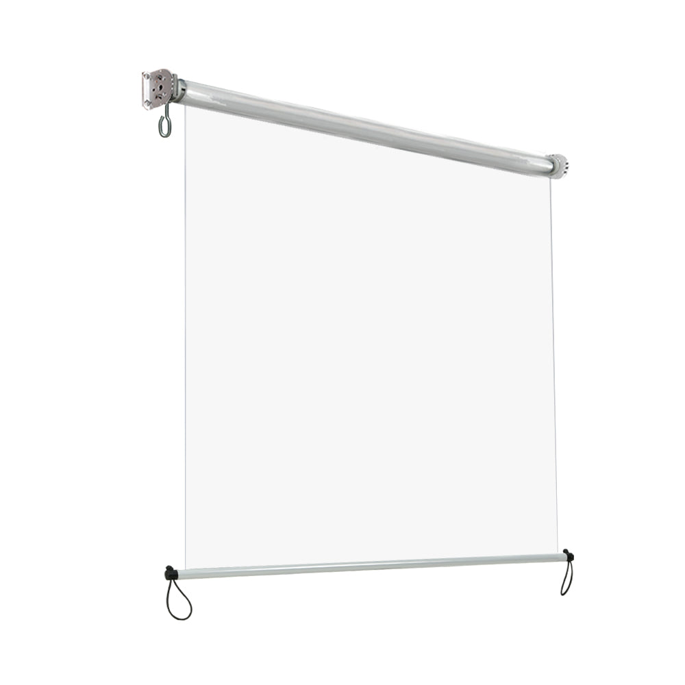Transparent Outdoor Blinds Roll Down Awning 1.5x2.4M Window Shade
