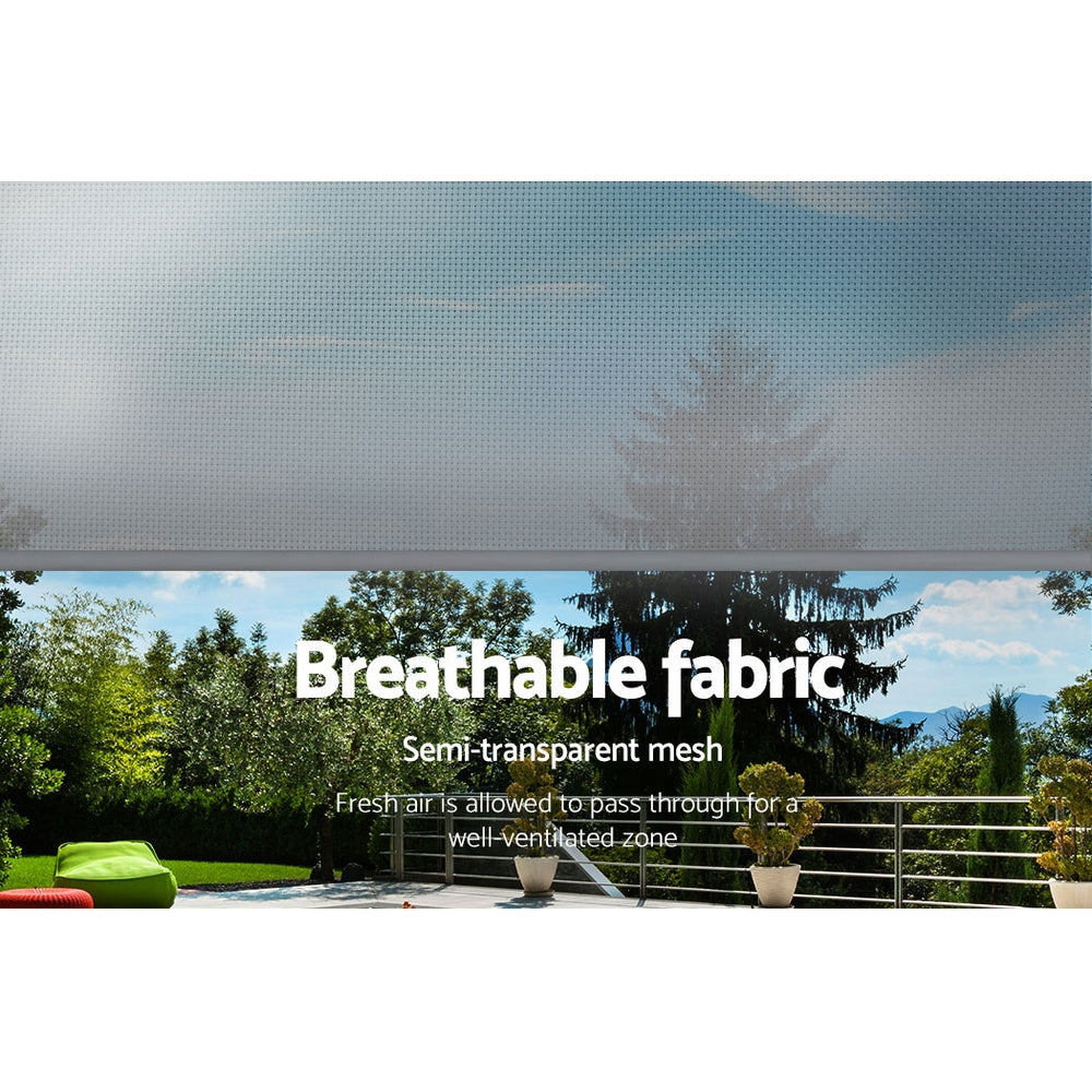 Outdoor Blind Window Roll Down Awning Canopy Privacy Screen