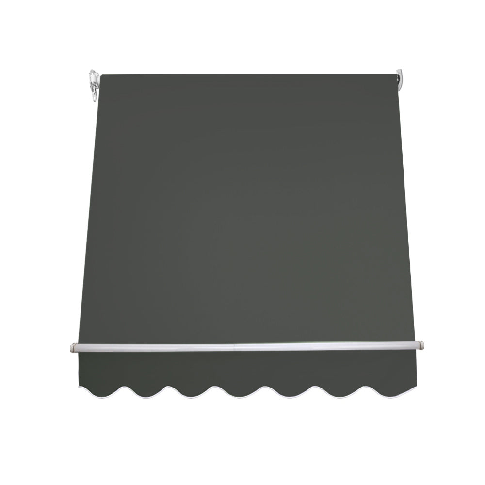 Window Fixed Pivot Arm Awning Outdoor Blinds Retractable Canopy1.5X2.1M, Awnings