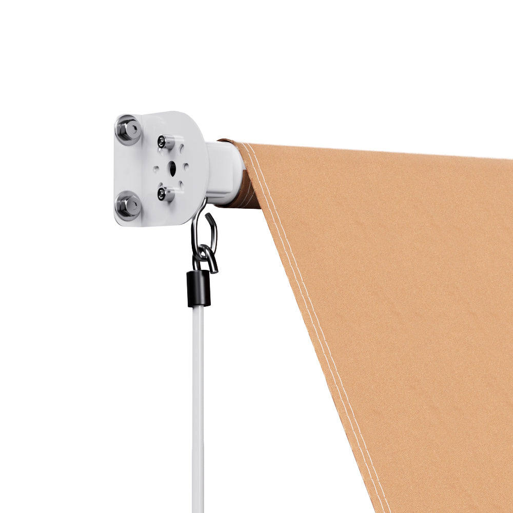 Fixed Pivot Arm Window Awning 2.1X2.1M Beige/Grey | Awnings