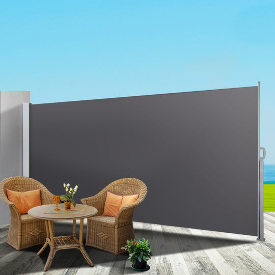 Side Awning Sun Retractable Screen 1.4X3M Gr