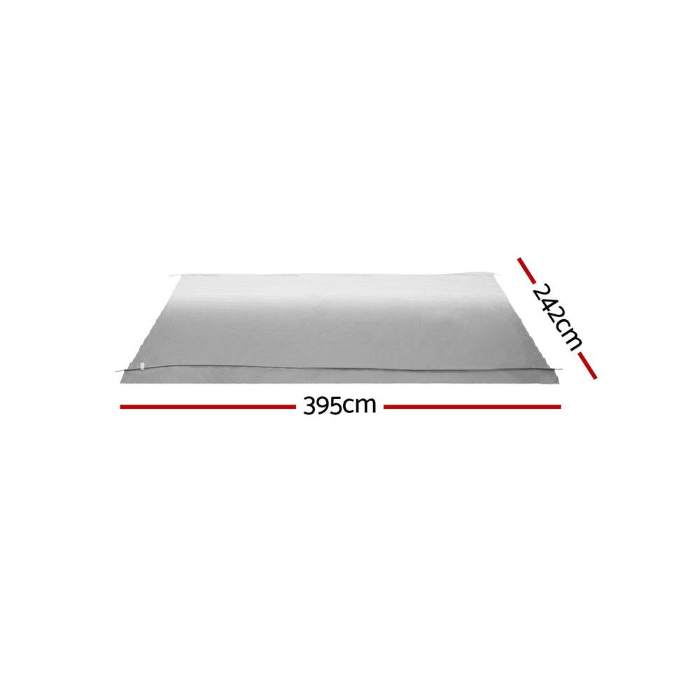 Awnings - Weisshorn 14ft Caravan Awning RV Replacement Fabric 3.95M x 2.42M