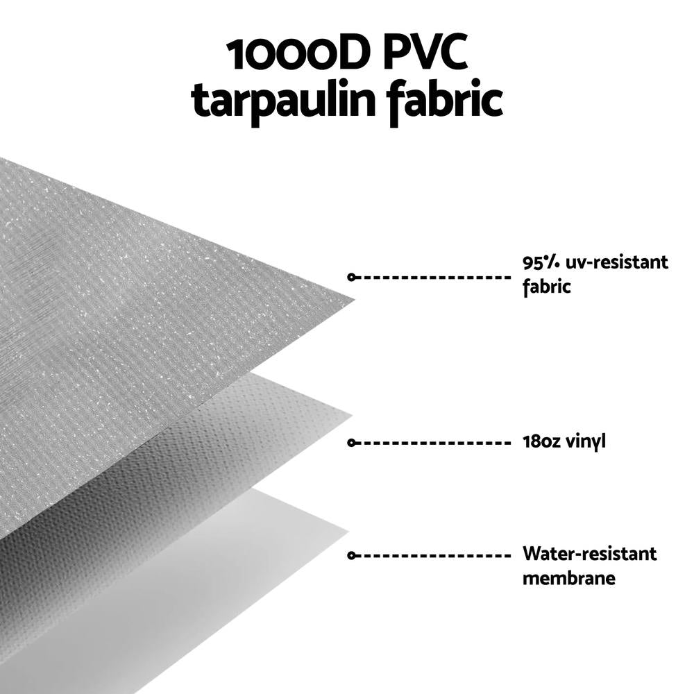 Weisshorn 18ft Caravan Awning RV Replacement Fabric 5.20M x 2.42M, Awnings