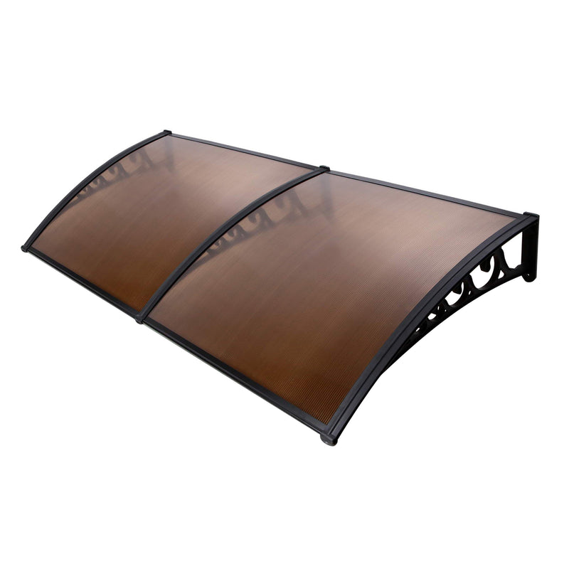 Window Door Awning Outdoor Canopy SunShield Patio DIY Brown