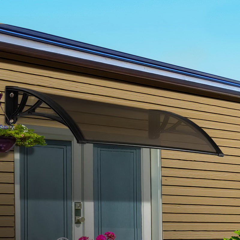Instahut Window Door Awning Door Canopy Patio UV Sun Shield 1mx4m DIY - Awnings - photo 9
