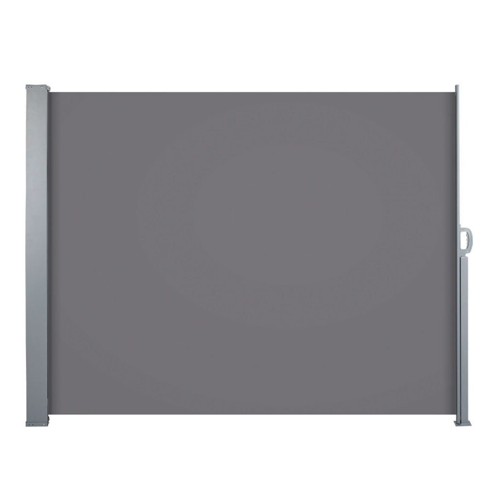 Instahut Retractable Side Awning Shade 1.8 x 3m - Grey | Awnings