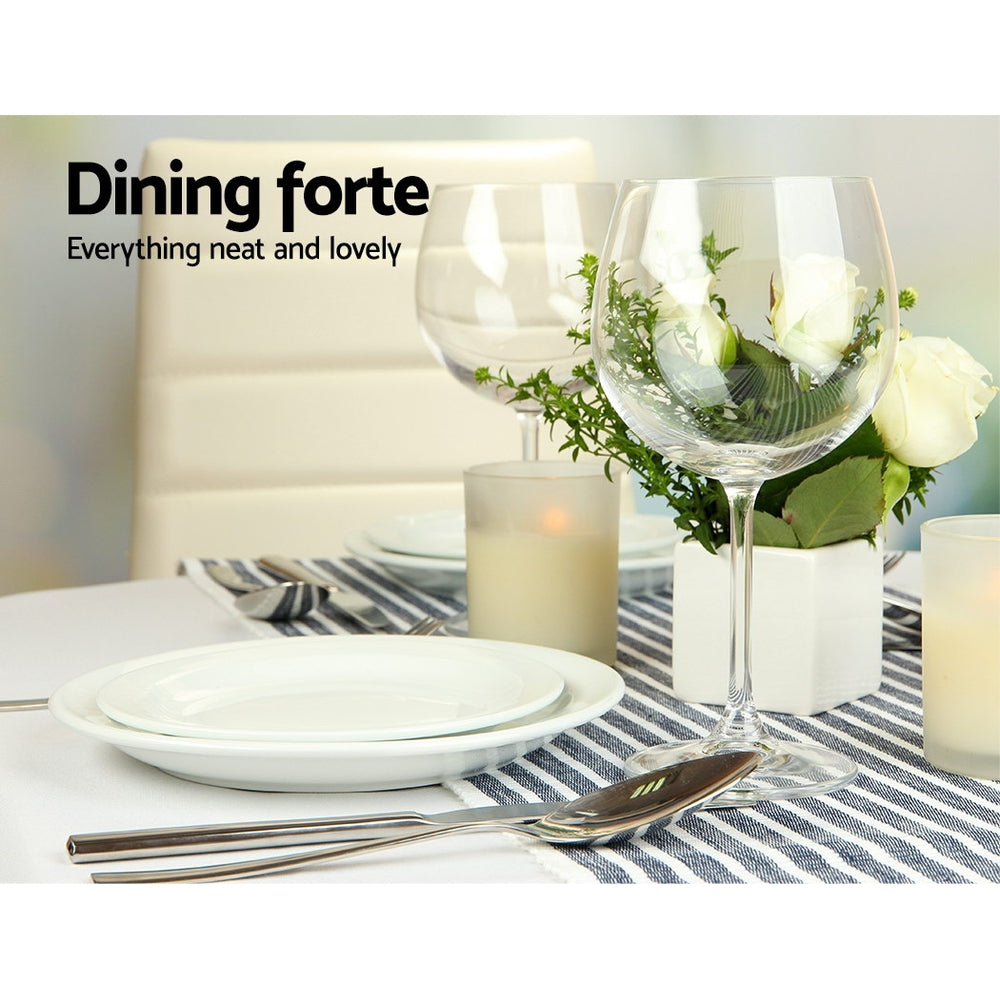 White Round Dining Table 90cm 4 Seater Kitchen Table
