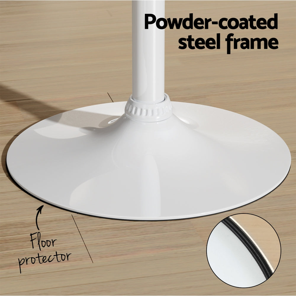 Bar Table Swivel Base Gas Lift Counter Dining Table Square Pine