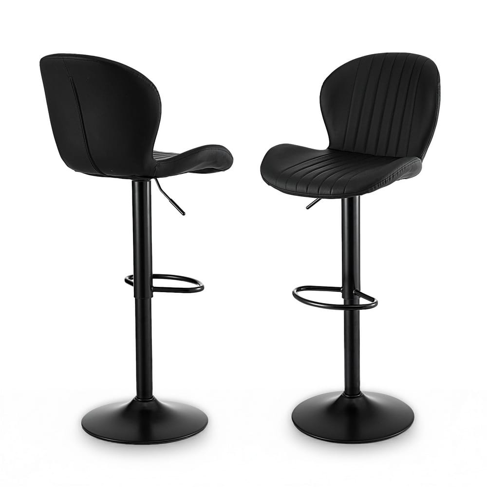 Black chair king, side view