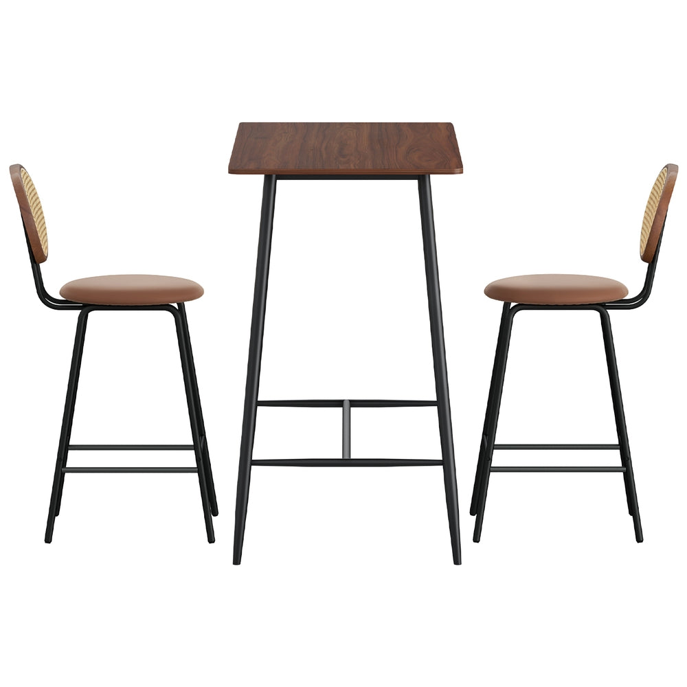 Bar Table Stools Set Dining Desk Industrial Kitchen Chairs Cafe Pub, Table & Bar Stools