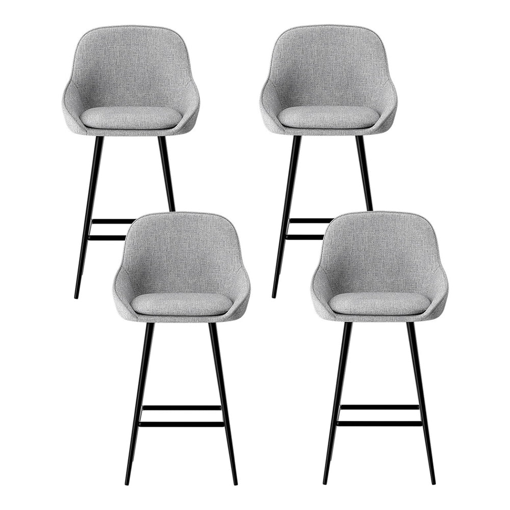 Bar Stools Upholstered Stool Counter Seat Kitchen Dining Chairs