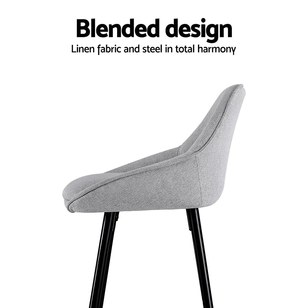Bar Stools Upholstered Stool Counter Seat Kitchen Dining Chairs