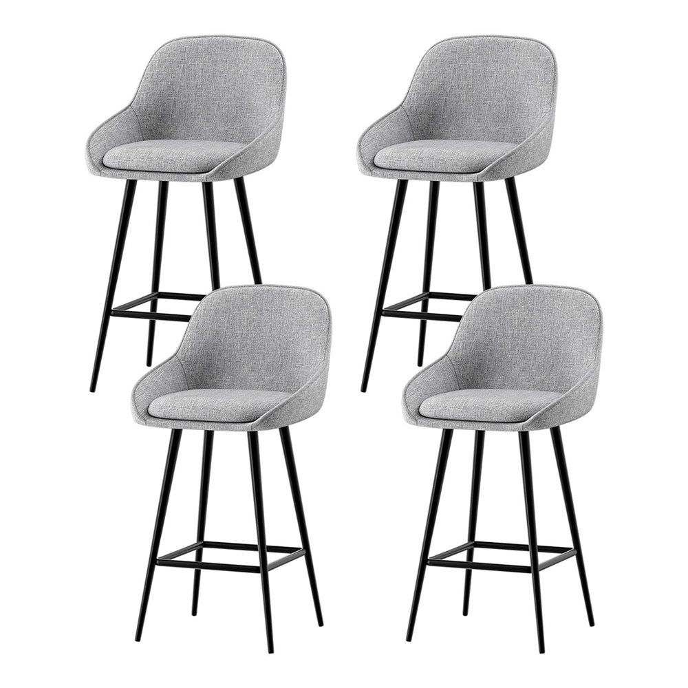 Bar Stools Upholstered Stool Counter Seat Kitchen Dining Chairs