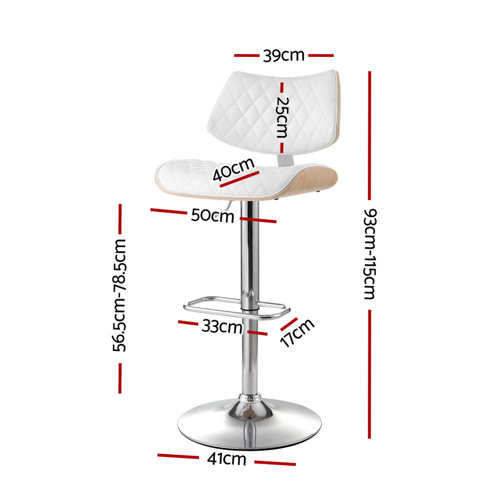 Bar Stools Kitchen Dining Chairs Gas Lift Stool Wooden Leather