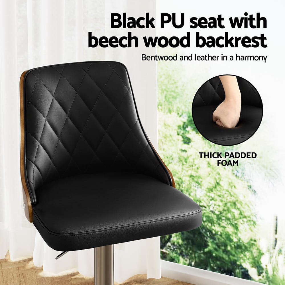 Black stool 46x42.5x95cm