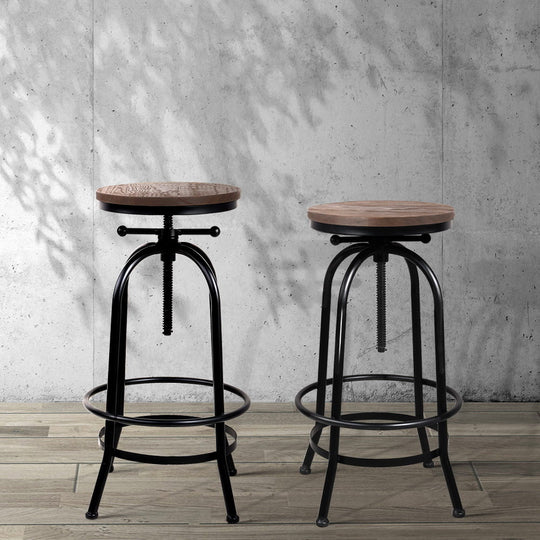 Bar Stools Adjustable Wood Chairs | Table & Bar Stools