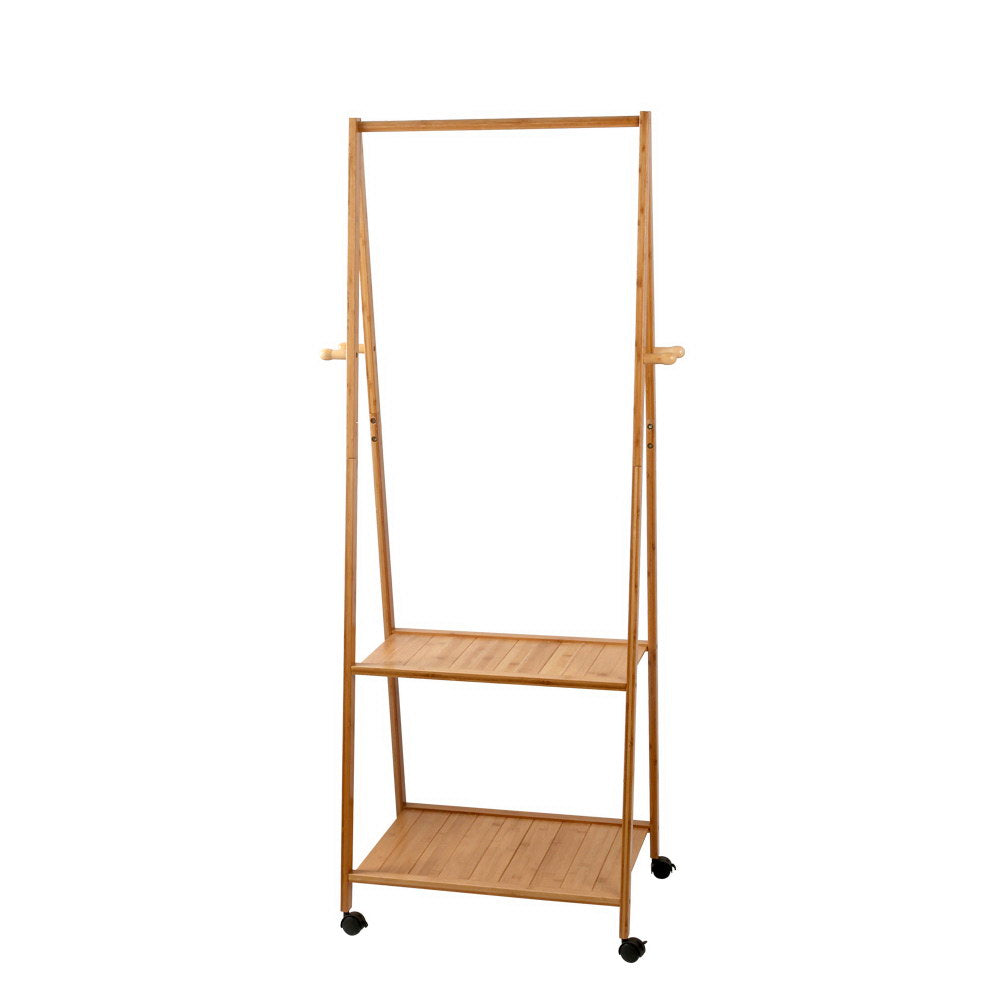 Clothes Rack Coat Stand 165X59Cm Hanger Wheels