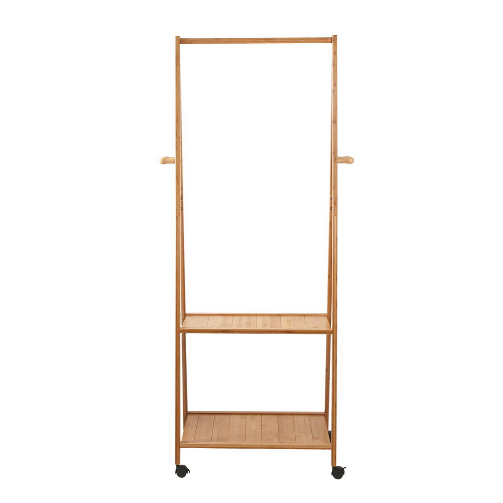 Clothes Rack Coat Stand 165X59Cm Hanger Wheels