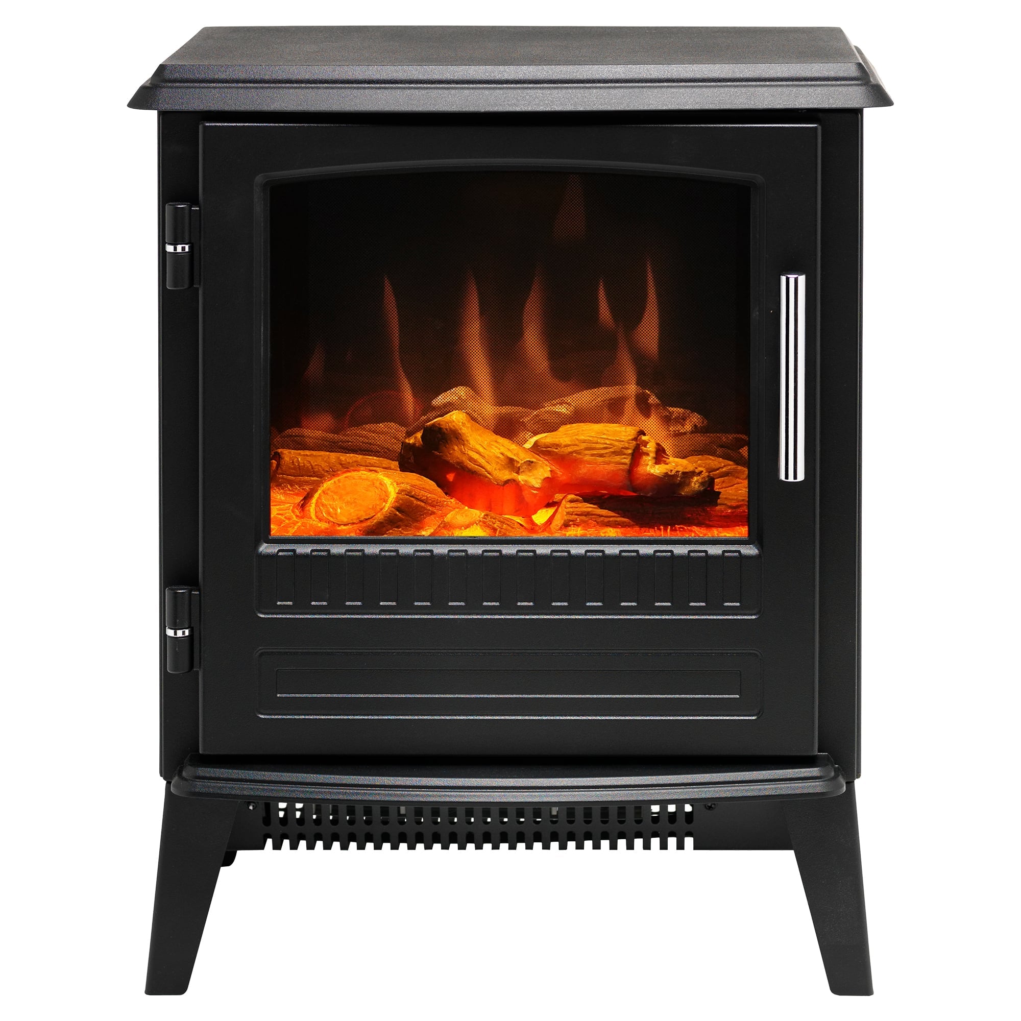 Portable Electric Stove 2kW Black single