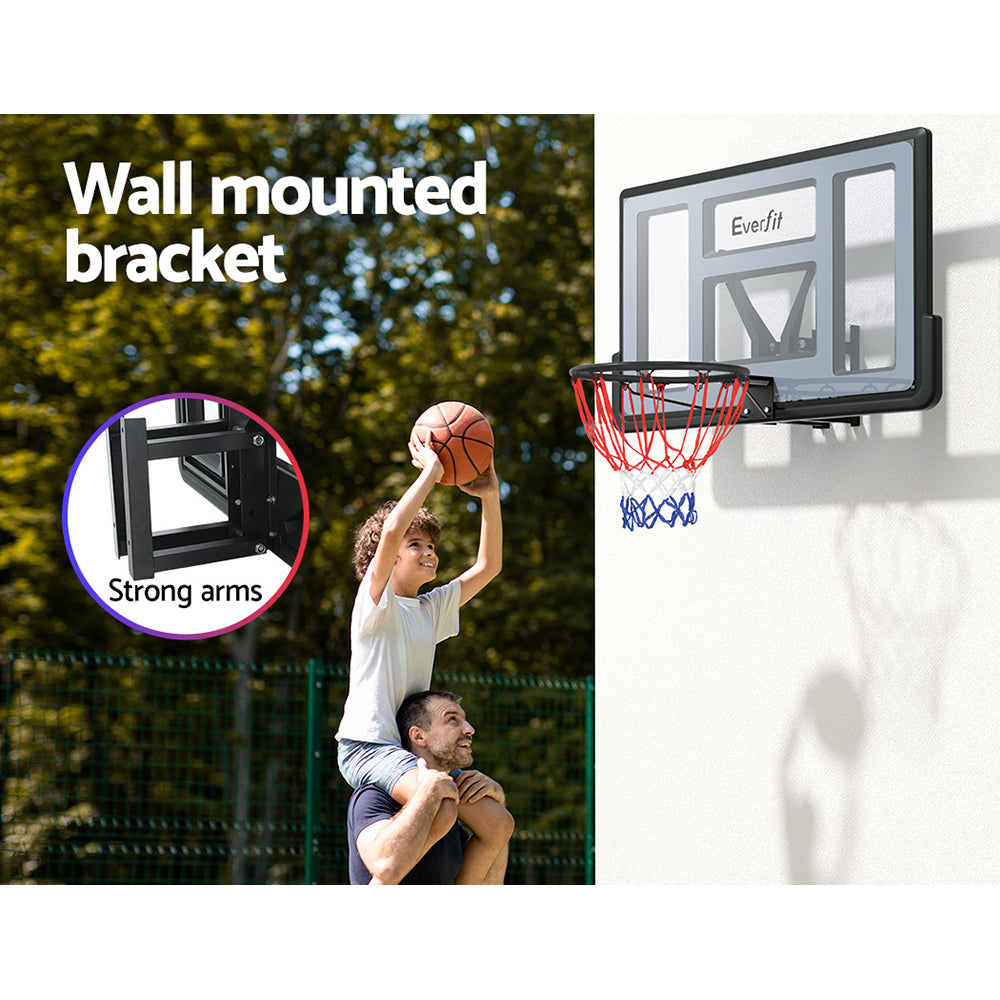 43" Wall Mounted Basketball Hoop - Indoor/Outdoor