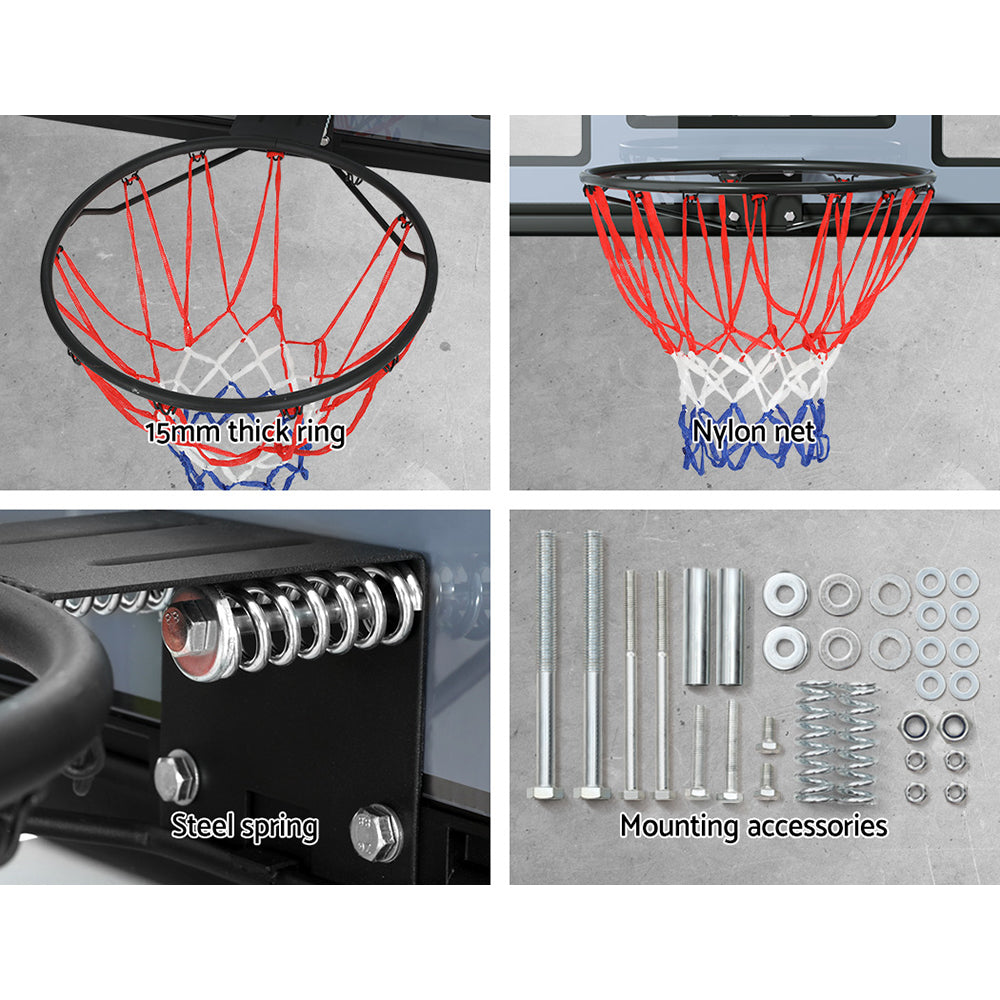 43" Wall Mounted Basketball Hoop - Indoor/Outdoor