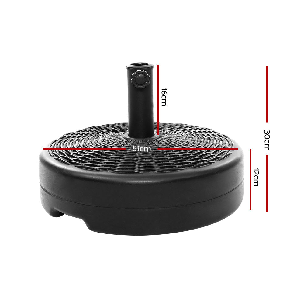 51cm Outdoor Umbr Base Round Stand Pod  Umbrella Stand Base