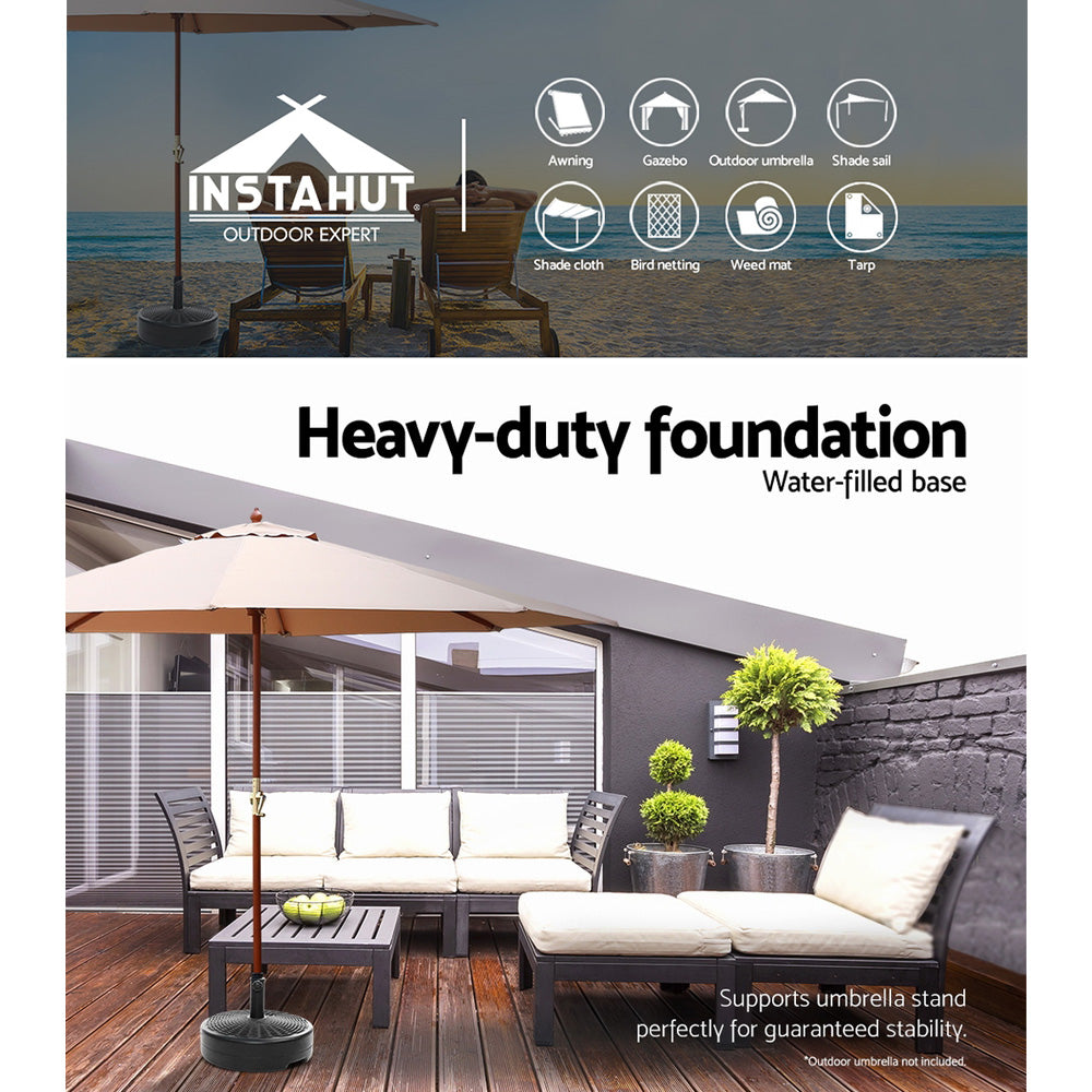 51cm Outdoor Umbr Base Round Stand Pod  Umbrella Stand Base