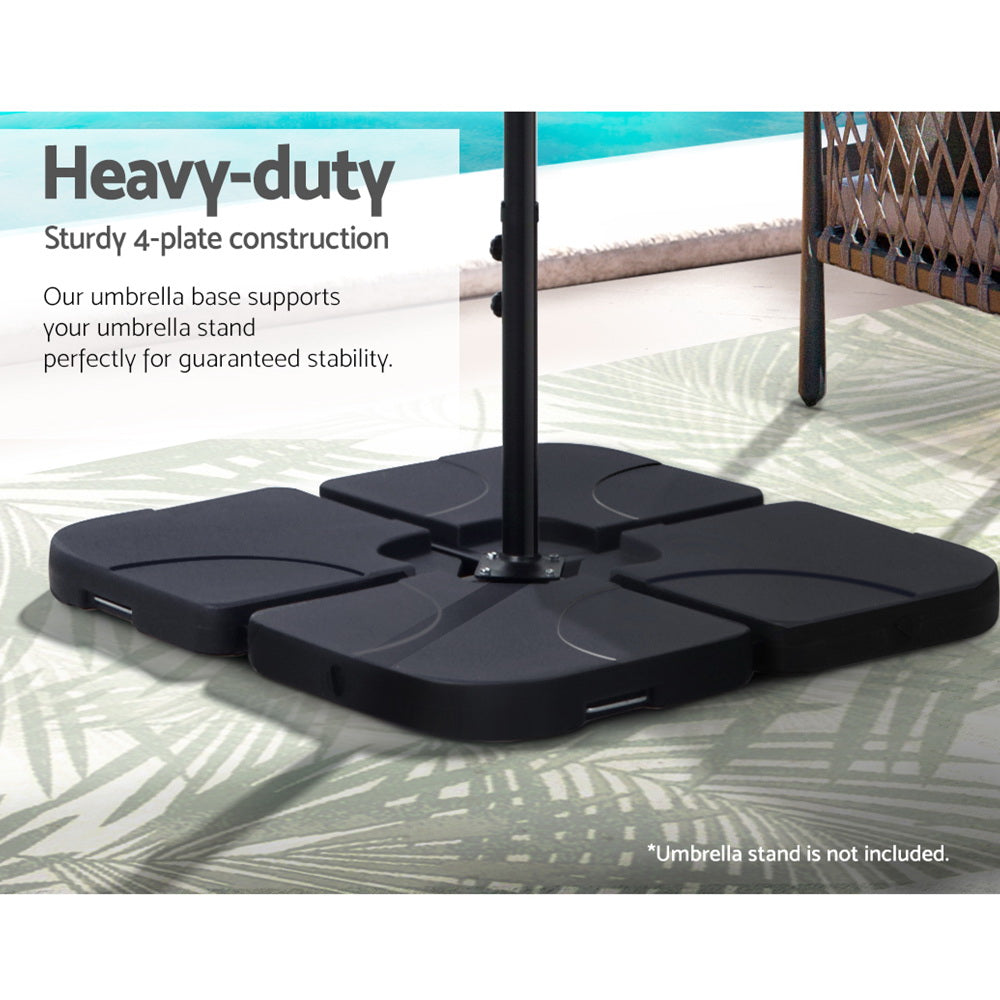 Outdoor Umbrella Base Stand Sand/Water Pod Cantilever Beach Patio 50Cm | Umbrellas & Sunshades