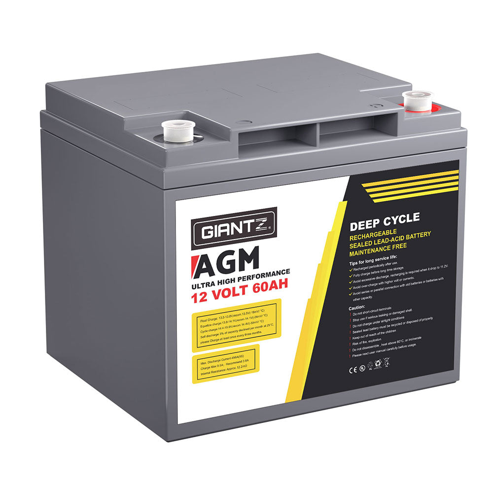 AGM Battery 12V 40Ah/60Ah Deep Cycle Box Portable