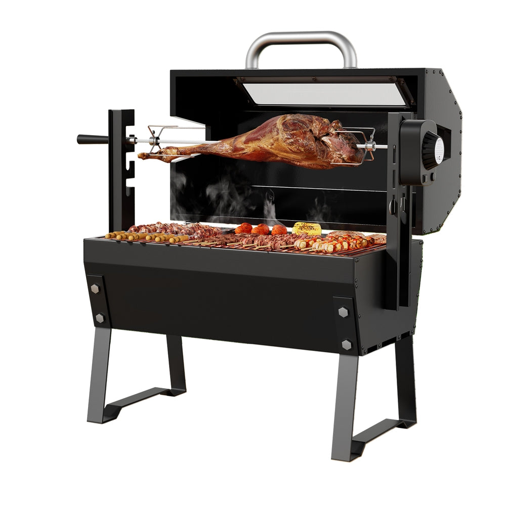 Charcoal colour - BBQ Grill Charcoal Electric Smoker Roaster