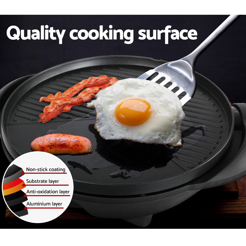 Electric BBQ Grill Smoker Outdoor Cooking Machine, Grillz Portable Stand Elc
