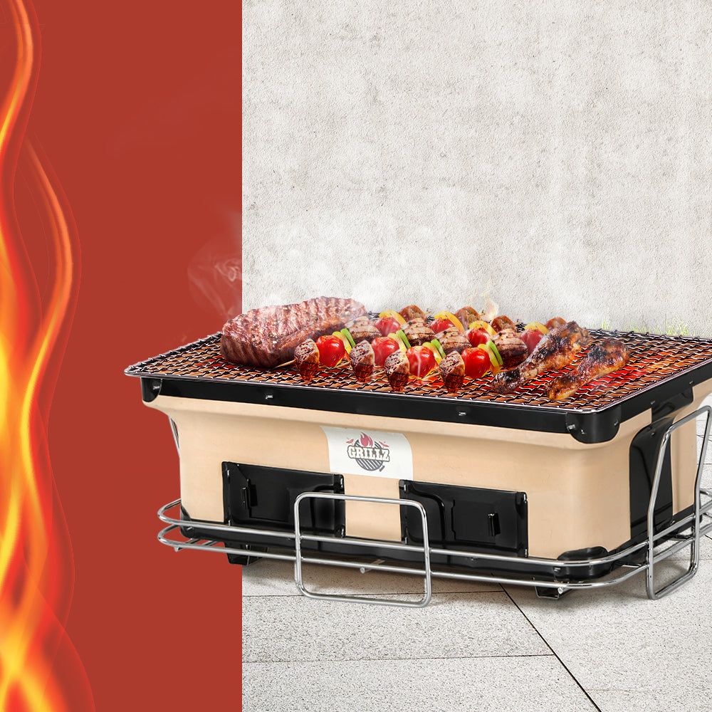 Charcoal colour - Bbq Grill Tabletop Charcoal Smoker