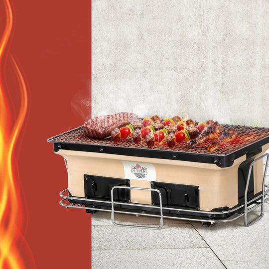 Charcoal colour - Bbq Grill Tabletop Charcoal Smoker