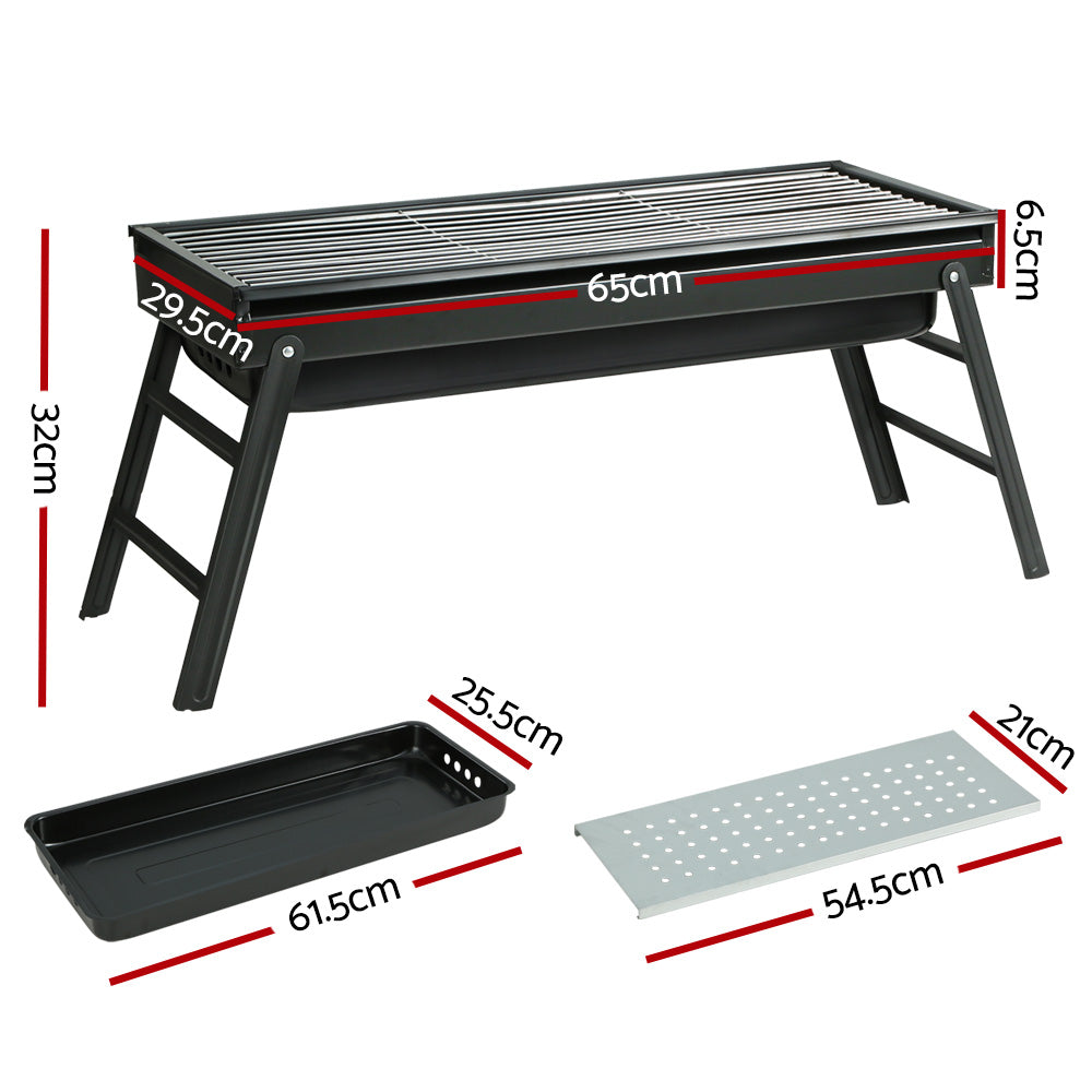 Bbq Grill Charcoal Smoker Foldable